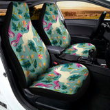 Floral Unicorn Pattern Print Universal Fit Car Seat Covers 102422