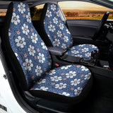 Flower Denim Jeans Pattern Print Universal Fit Car Seat Covers 102422
