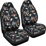 Flower Dream Catcher Pattern Print Universal Fit Car Seat Covers 102422