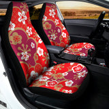 Flower Kimono Pattern Print Universal Fit Car Seat Covers 102422