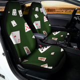 Flying Poker Cards Print Universal Fit Car Seat Covers 102422