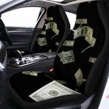 Flying US Dollar Print Universal Fit Car Seat Covers 102422