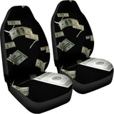 Flying US Dollar Print Universal Fit Car Seat Covers 102422