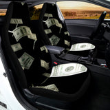 Flying US Dollar Print Universal Fit Car Seat Covers 102422