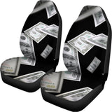 Flying USD Print Universal Fit Car Seat Covers 102422