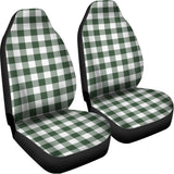 Forest Green Buffalo Check Pattern Print Universal Fit Car Seat Covers 102422