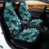 Forest Green Camouflage Print Universal Fit Car Seat Covers 102422