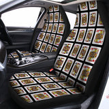 Four Jacks Playing Cards Pattern Print Universal Fit Car Seat Covers 102422