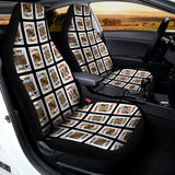 Four Kings Playing Cards Pattern Print Universal Fit Car Seat Covers 102422