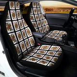Four Queens Playing Cards Pattern Print Universal Fit Car Seat Covers 102422