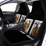 Four Queens Playing Cards Print Universal Fit Car Seat Covers 102422