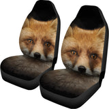 Fox Portrait Print Universal Fit Car Seat Covers 102422