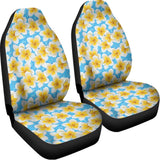 Frangipani On The Water Pattern Print Universal Fit Car Seat Covers 102422