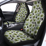 Frankenstein Eyeball Pattern Print Universal Fit Car Seat Covers 102422