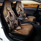 Freemasonry Emblem Print Universal Fit Car Seat Covers 102422