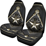 Freemasonry Medal Print Universal Fit Car Seat Covers 102422