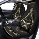 Freemasonry Medal Print Universal Fit Car Seat Covers 102422
