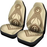 Freemasonry Symbol Print Universal Fit Car Seat Covers 102422
