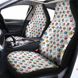 French Bulldog Reading Book Print Universal Fit Car Seat Covers 102422