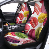 French Macaron Pattern Print Universal Fit Car Seat Covers 102422