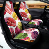 French Macaron Pattern Print Universal Fit Car Seat Covers 102422
