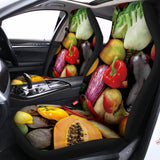 Fresh Fruits And Vegetables Print Universal Fit Car Seat Covers 102422