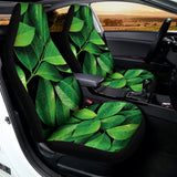 Fresh Green Leaf Print Universal Fit Car Seat Covers 102422