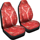 Fresh Meat Print Universal Fit Car Seat Covers 102422