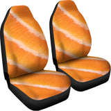 Fresh Salmon Print Universal Fit Car Seat Covers 102422
