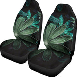 Fresh Tropical Leaf Print Universal Fit Car Seat Covers 102422