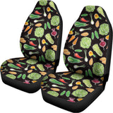 Fresh Vegetable Pattern Print Universal Fit Car Seat Covers 102422