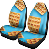 Fresh Waffles Print Universal Fit Car Seat Covers 102422