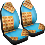Fresh Waffles Print Universal Fit Car Seat Covers 102422