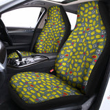 Frog Faces Pattern Print Universal Fit Car Seat Covers 102422