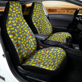 Frog Faces Pattern Print Universal Fit Car Seat Covers 102422