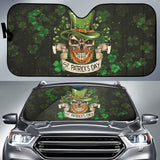 Leprechaun Skull Patrick's Day Car Auto Sun Shades 212501