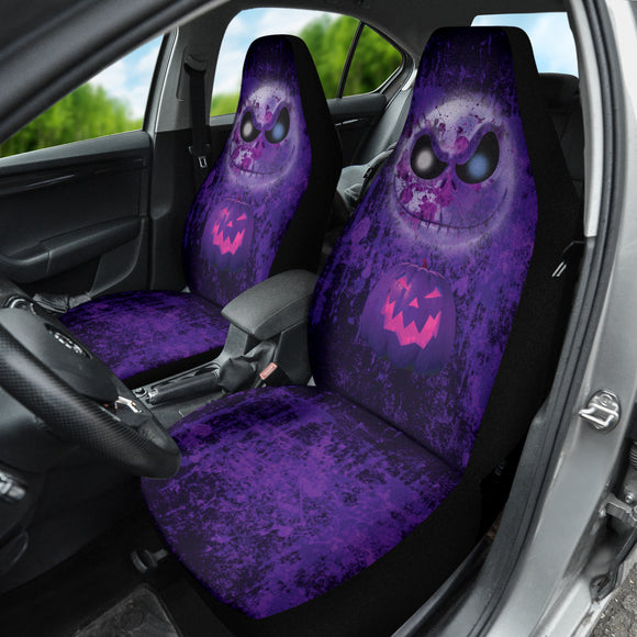 Jack Skellington & Pumpskin Nightmare Before Christmas Cartoon Car Seat Covers 212901