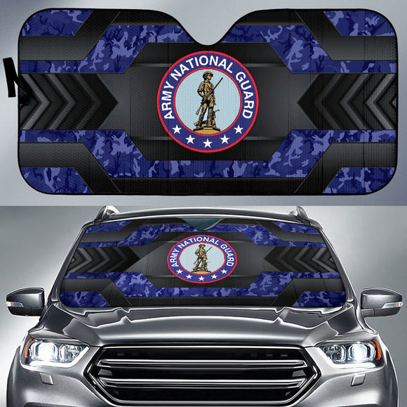 Nation Guard Car Auto Sun Shades Camo Abstract 210602