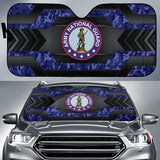 Nation Guard Car Auto Sun Shades Camo Abstract 210602