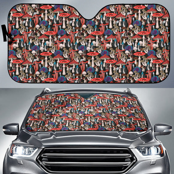 Mushroom Colorful Car Auto Sun Shades 212301