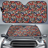 Mushroom Colorful Car Auto Sun Shades 212301