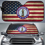 Nation Guard Car Auto Sun Shades American Flag 210502