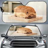 Pug Bread Loaf Funny Dog Photography Car Auto Sun Shades 211502