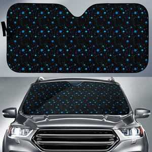 Blue Stars Sky Car Auto Sun Shades 210302