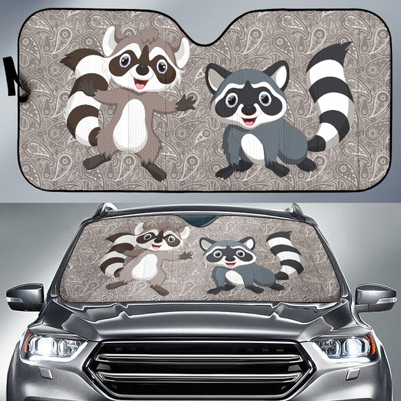 Funny Raccoons Animals Car Auto Sun Shades 212801