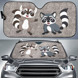 Funny Raccoons Animals Car Auto Sun Shades 212801