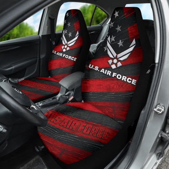 US Air Force Red Flag Car Seat Covers 210402