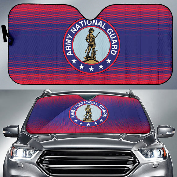 Nation Guard Car Auto Sun Shades Halftone Background 210602