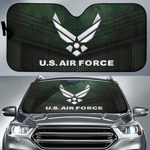 US Air Force Camo Car Auto Sun Shade 210402