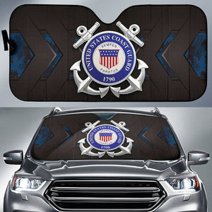 US Coast Guard Camo Car Auto Sun Shades Style 3 210502